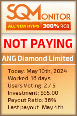 ANG Diamond Limited HYIP Status Button