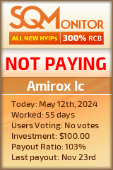 Amirox Ic HYIP Status Button