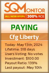 Cfg Liberty HYIP Status Button
