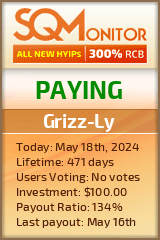 Grizz-Ly HYIP Status Button