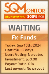 Fx-Funds HYIP Status Button