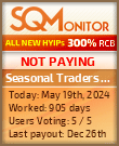 Seasonal Traders Company HYIP Status Button