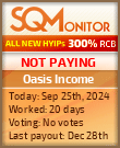 Oasis Income HYIP Status Button