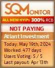 Atlant Investment HYIP Status Button