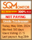 Unido Tradesman HYIP Status Button