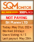 Bit Planex LTD HYIP Status Button