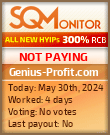 Genius-Profit.com HYIP Status Button
