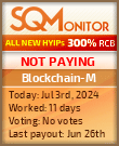 Blockchain-M HYIP Status Button