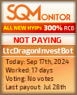 LtcDragonInvestBot HYIP Status Button