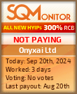 Onyxai Ltd HYIP Status Button