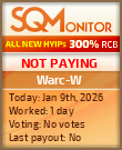 Warc-W Project Status Button