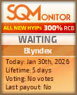 Blyndex Project Status Button