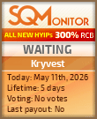 Kryvest Project Status Button