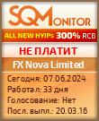 Кнопка Статуса для Хайпа FX Nova Limited