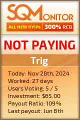 Trig HYIP Status Button