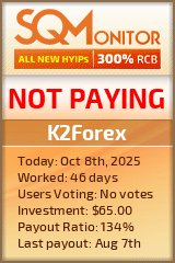 K2Forex Project Status Button