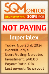 Imperialex HYIP Status Button