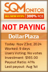 DollarPlaza Project Status Button