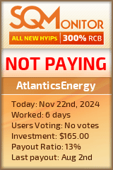 AtlanticsEnergy HYIP Status Button