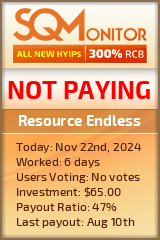 Resource Endless Project Status Button