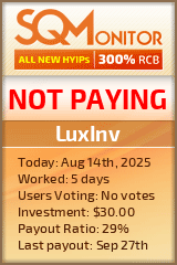 LuxInv Project Status Button