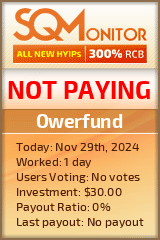 Owerfund HYIP Status Button