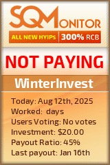WinterInvest Project Status Button