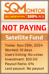 Satellite Fund HYIP Status Button