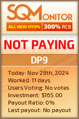 DP9 HYIP Status Button