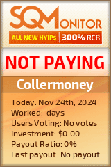 Collermoney HYIP Status Button