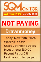 Drawnmoney HYIP Status Button