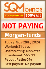 Morgan-funds HYIP Status Button