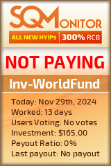 Inv-WorldFund HYIP Status Button