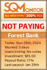 Forest Bank HYIP Status Button