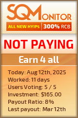 Earn 4 all Project Status Button