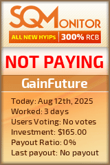 GainFuture Project Status Button