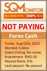 Forex Cash Project Status Button