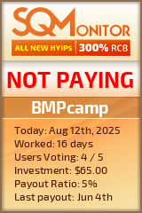 BMPcamp Project Status Button