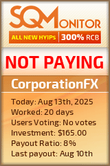 CorporationFX Project Status Button