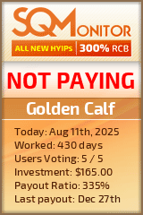 Golden Calf Project Status Button