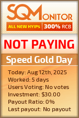 Speed Gold Day Project Status Button