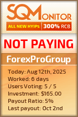 ForexProGroup Project Status Button