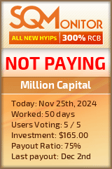 Million Capital Project Status Button