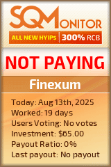 Finexum Project Status Button