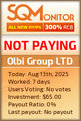 Olbi Group LTD Project Status Button