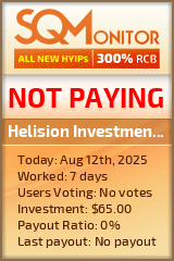 Helision Investment Ltd. Project Status Button