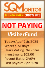 VisiberFund Project Status Button