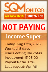 Income Super Project Status Button
