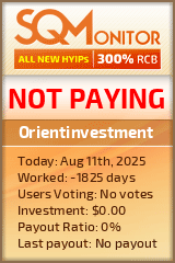 Orientinvestment HYIP Status Button