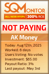AK Money Project Status Button